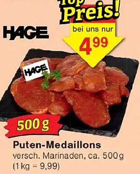 Puten-Medaillons