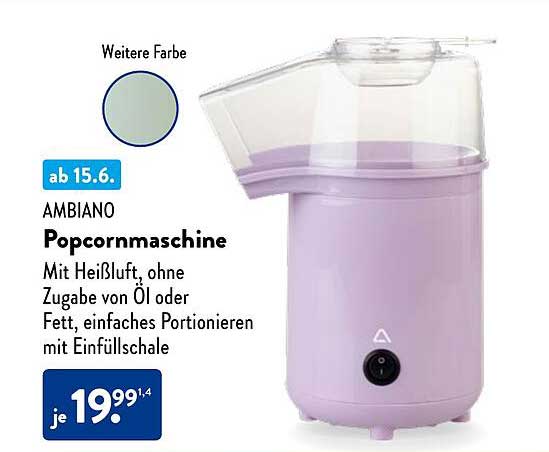 AMBIANO Popcornmaschine