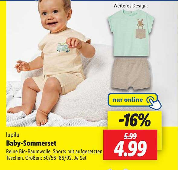 Baby-Sommerset von lupilu