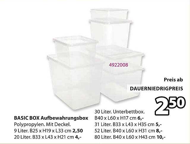 BASIC BOX Aufbewahrungsbox