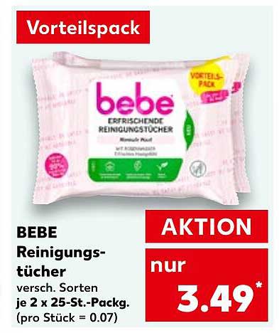 BEBE Reinigungstücher - Vorteilspack