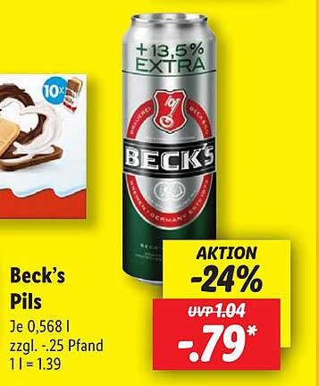 Beck's Pils 0,568 l