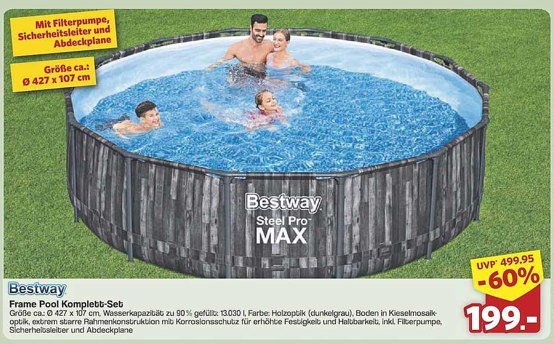 Bestway Frame Pool Komplett-Set