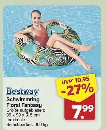 Bestway Schwimmring Floral Fantasy