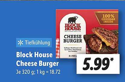 Block House Cheese Burger