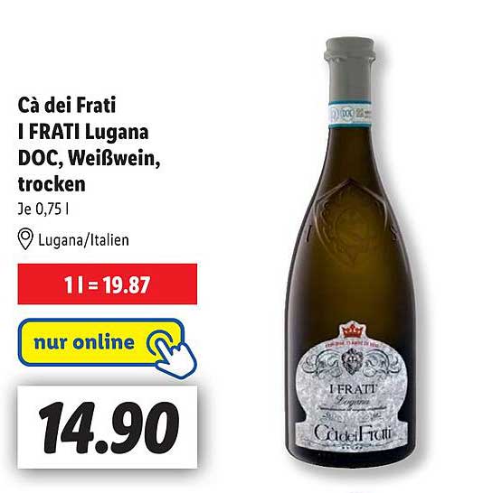 Cà dei Frati I FRATI Lugana DOC, Weißwein, trocken