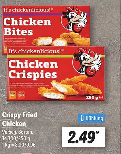 Crispy Fried Chicken - Chicken Bites & Chicken Crispies