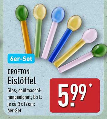 CROFTON Eislöffel 6er-Set