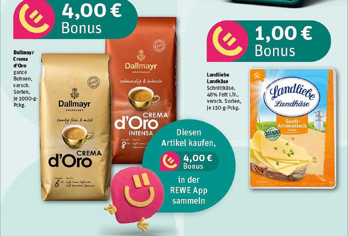Dallmayr Crema d'Oro ganze Bohnen 1000-g-Pckg.