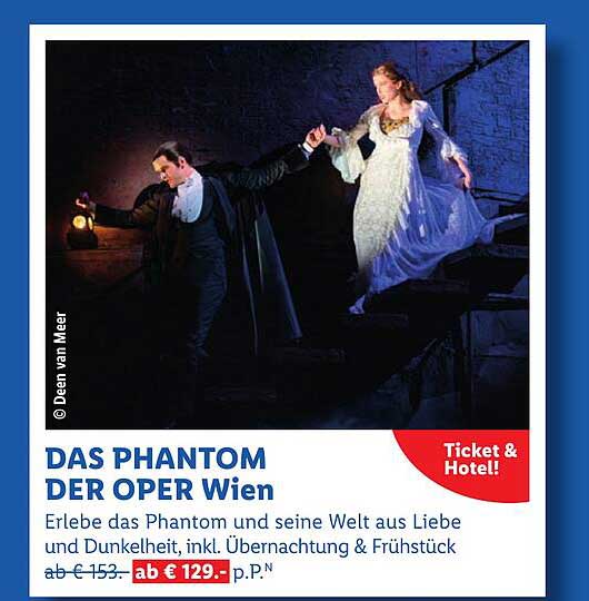 DAS PHANTOM DER OPFER Wien - Ticket & Hotel