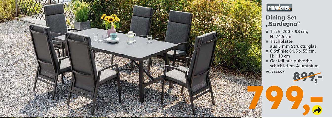 Dining Set „Sardegna“