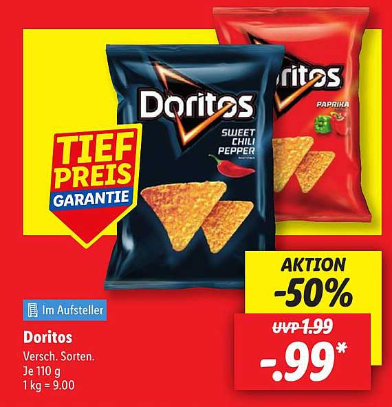Doritos - Verschiedene Sorten (je 110 g)