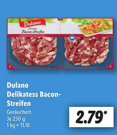Dulano Delikatess Bacon-Streifen