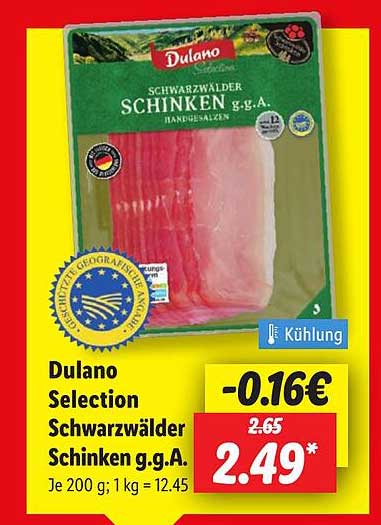 Dulano Selection Schwarzwälder Schinken g.g.A.