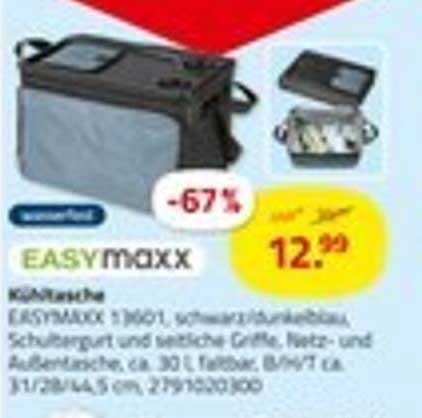 EASYmaxx Kühltasche 13601, schwarz/dunkelblau