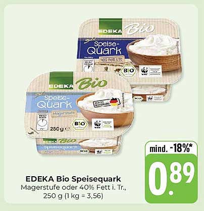 EDEKA Bio Speisequark