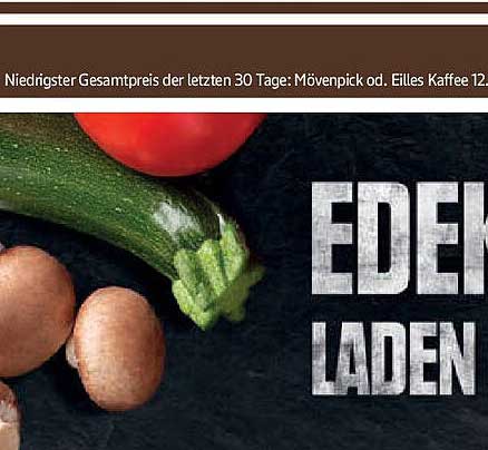 Edeka Frisches Gemüse - Zucchini, Tomaten und Champignons