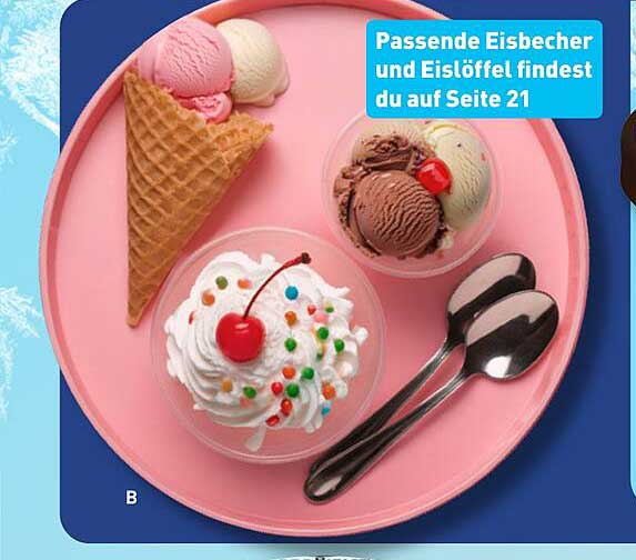 Eisbecher-Set für den Sommer
