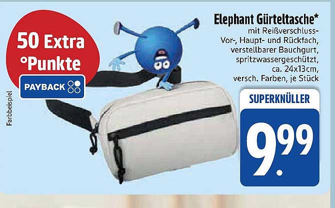 Elephant Gürteltasche – jetzt im Edeka-Prospekt!