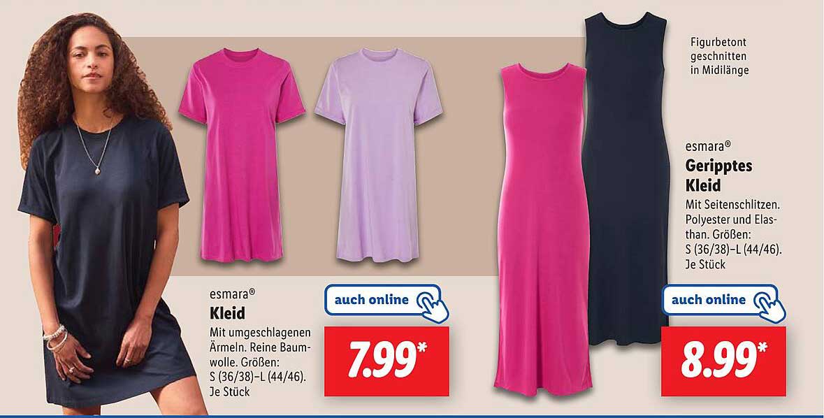esmará® Kleid - Vielseitige Mode für den Sommer