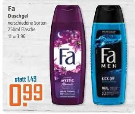 Fa Duschgel verschiedene Sorten 250ml Flasche