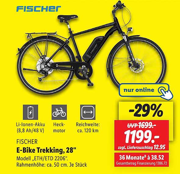 FISCHER E-Bike Trekking, 28"