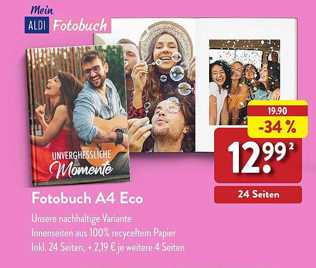 Fotobuch A4 Eco - Unvergessliche Momente