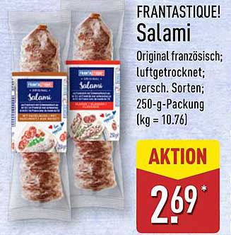 FRANTASTIQUE! Salami - Original französisch, luftgetrocknet, verschiedene Sorten; 250-g-Packung