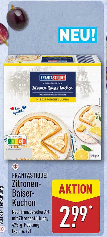 FRANTASTIQUE! Zitronen-Baiser-Kuchen