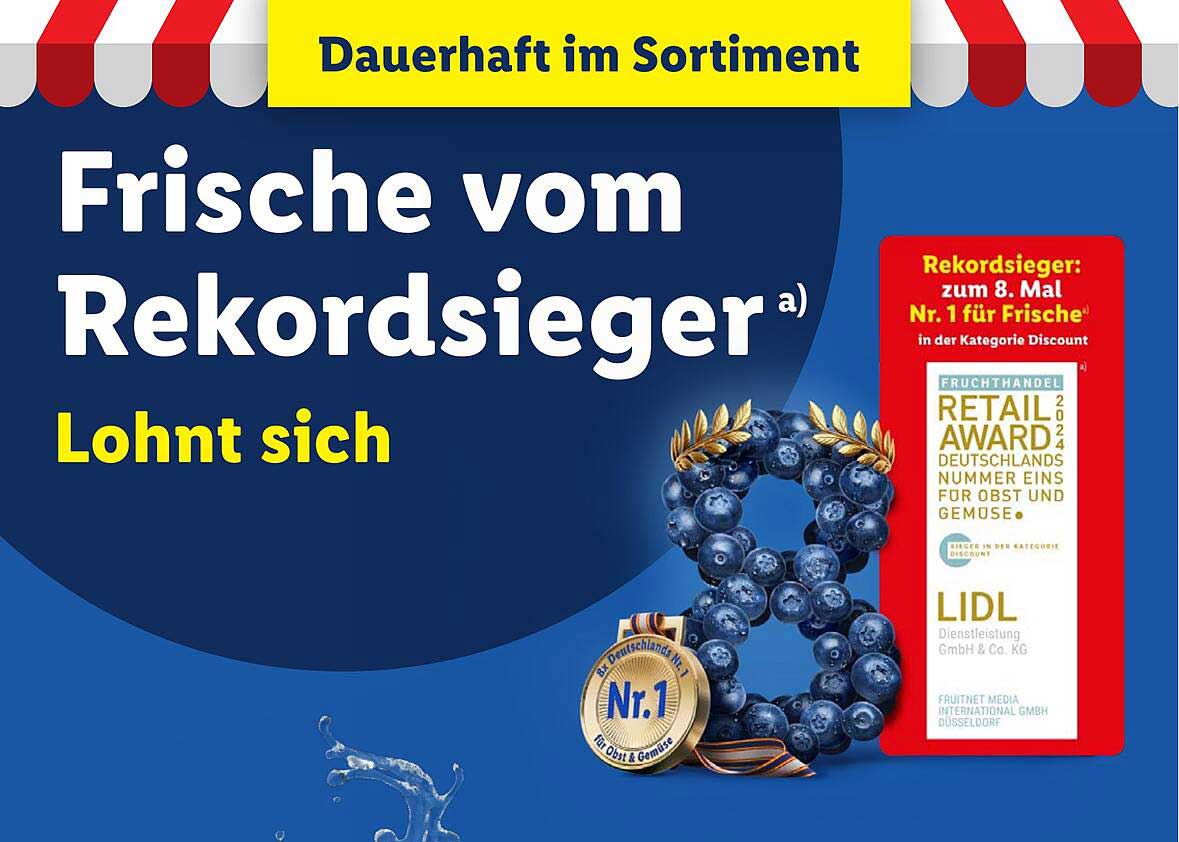 Frische vom Rekordsieger – Lohnen Sie sich durch top Qualität