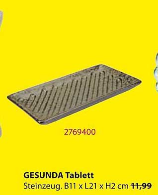 GESUNDA Tablett