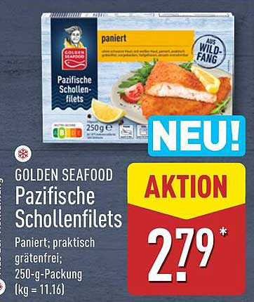 GOLDEN SEAFOOD Pazifische Schollenfilets