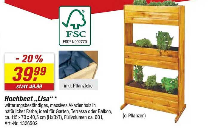 Hochbeet „Lisa“