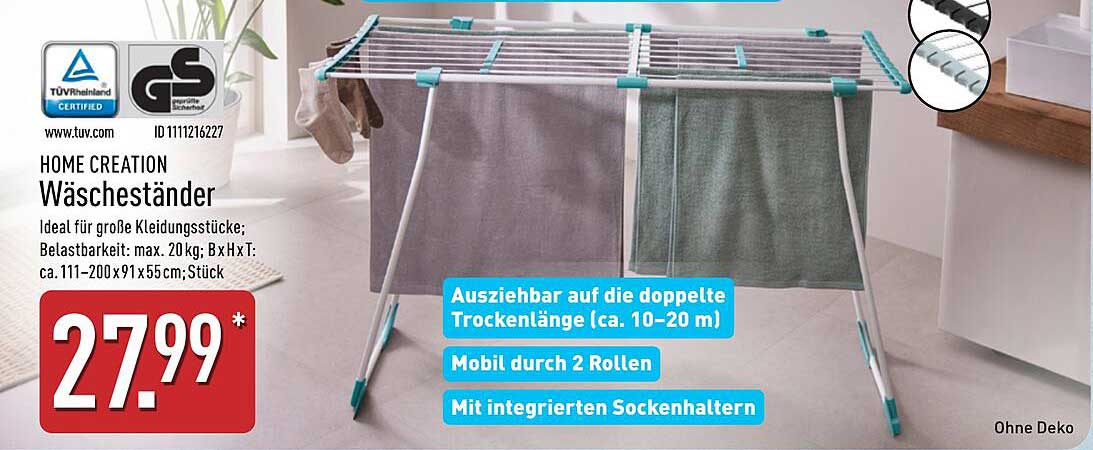 HOME CREATION Wäscheständer