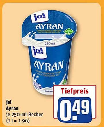 ja! Ayran 250 ml Becher