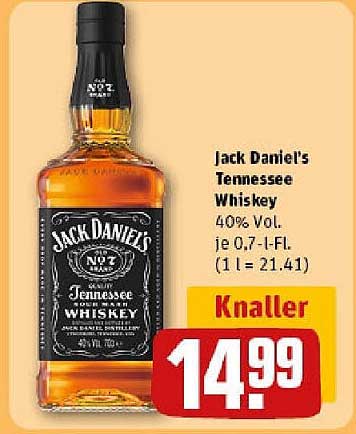Jack Daniel's Tennessee Whiskey 0,7 l