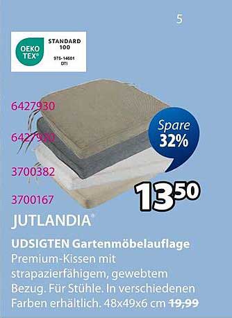 JUTLANDIA UDSIGTEN Gartenmöbelauflage Premium-Kissen