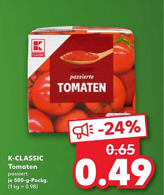 K-CLASSIC Passierte Tomaten 500 g