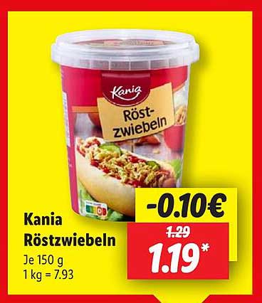Kania Röstzwiebeln 150 g