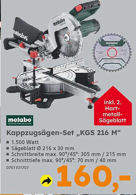 Kappzugsägen-Set „KGS 216 M“