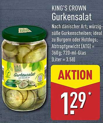 KING'S CROWN Gurkensalat