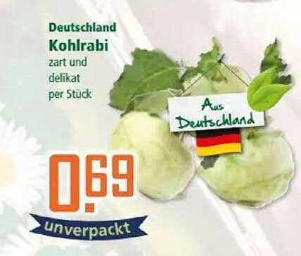 Kohlrabi - Zart und delikat per Stück aus Deutschland