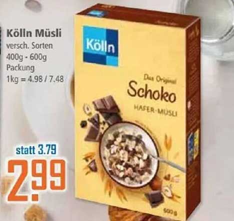 Kölln Müsli - Schoko Hafer-Müsli 500g