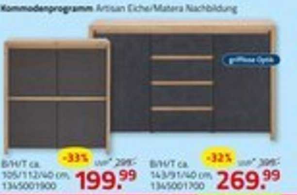Kommodenprogramm: Artisan Eiche/Materra Nachbildung