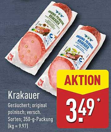 Krakauer - Geräuchert, original polnisch