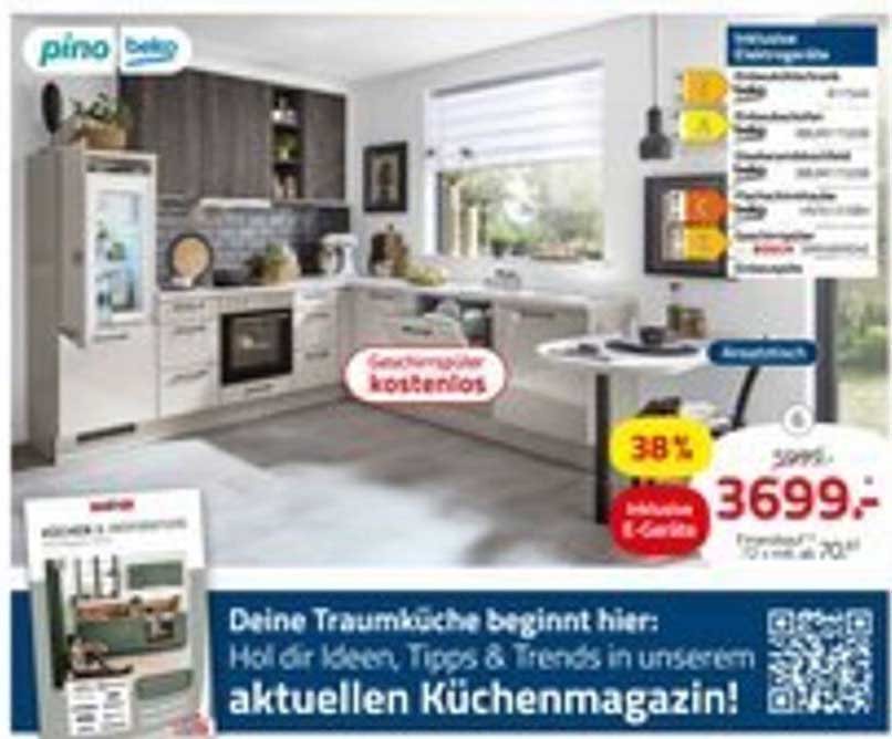 Küchenzeile mit E-Geräten – Jetzt 38% günstiger!