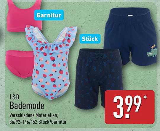 L&D Bademode – Garnturen und Stück Angebote