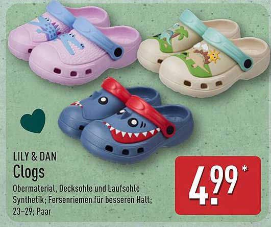 LILY & DAN Clogs – Jetzt für nur 4,99 €
