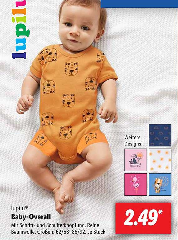 lupilu® Baby-Overall