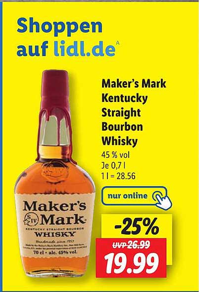 Maker's Mark Kentucky Straight Bourbon Whisky